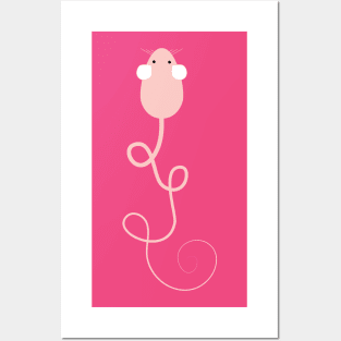 Mighty Pink Mouse Posters and Art